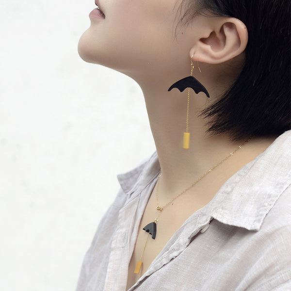 Gold Wood Pendant Necklace Handmade Jewelry Accessories Women nice