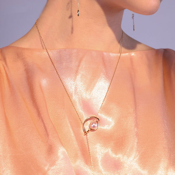 Gold Plated Y-Necklace Long Chain Pendant necklace Jewelry Accessories Gift for Women