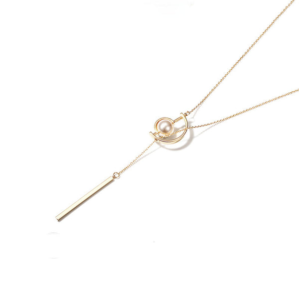 Gold Y Necklace Long Chain Pendant necklace Jewelry Accessories Gift Women sexy