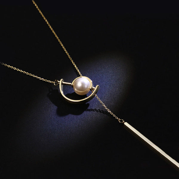 Gold Y Necklace Long Chain Pendant necklace Jewelry Accessories Gift Women charming