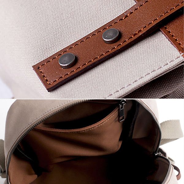 Green-Canvas-and-Leather-Backpack-Bag-Handmade-Canvas-Rucksacks-Travel-Backpack-for-Women-Inside