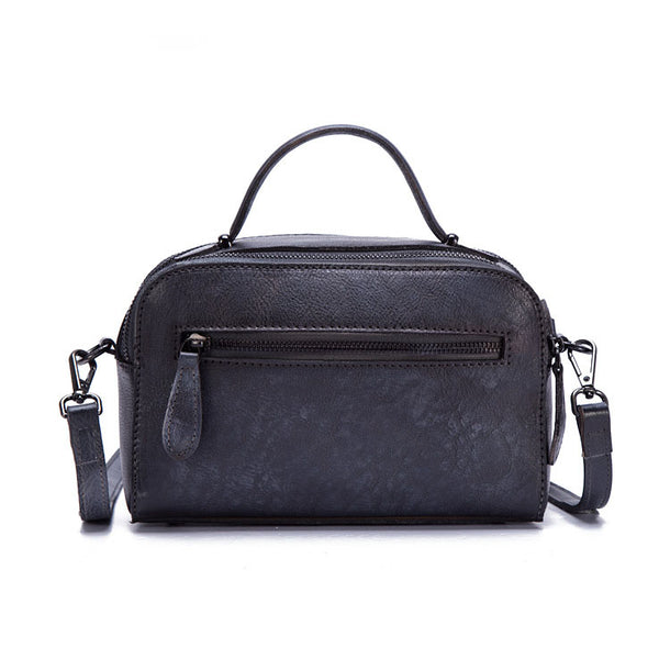 Handmade Embossed Leather Handbags Cross Shoulder Bag For Women Gift