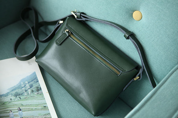 Handmade Flap Bag Women's Leather Crossbody Bags Purses For Women cool