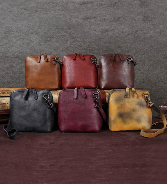 Handmade Genuine Leather Crossbody Shoulder Bags Purses Accessories Gift Women cool