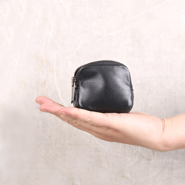 Handmade Genuine Leather Digital Package Coin Purse Card Wallet Women Men charger package