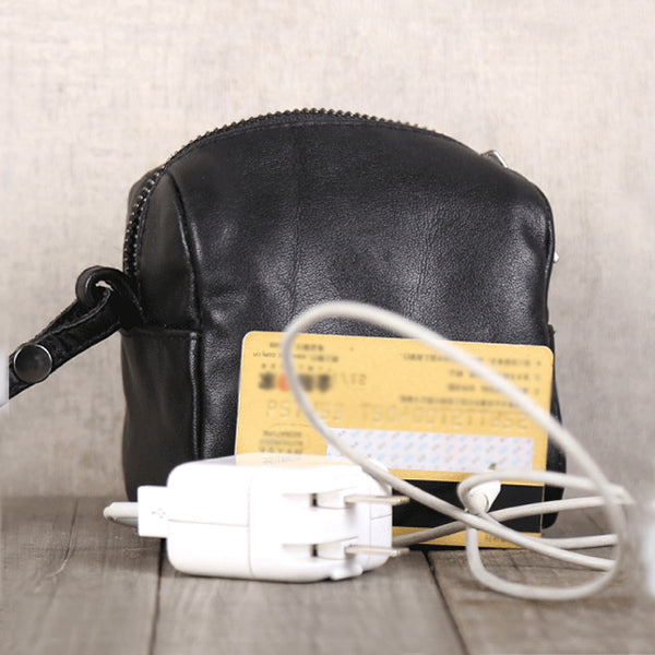 Handmade Genuine Leather Digital Package Coin Purse Wallets Clutches Purse Women Men Unique