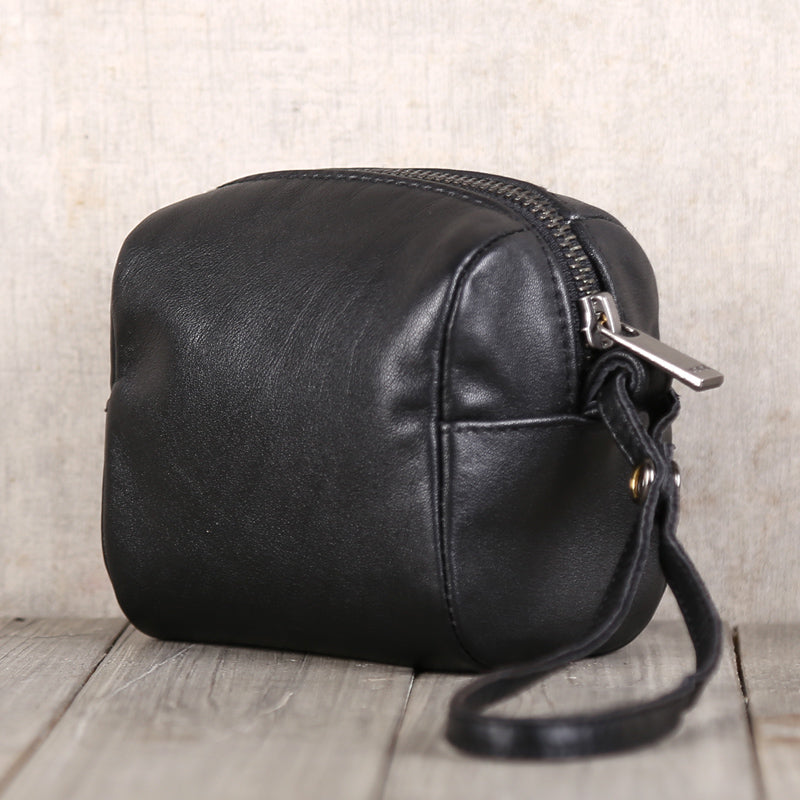Handmade Genuine Leather Digital Package Coin Purse Wallets Clutches Purse Women Men cute