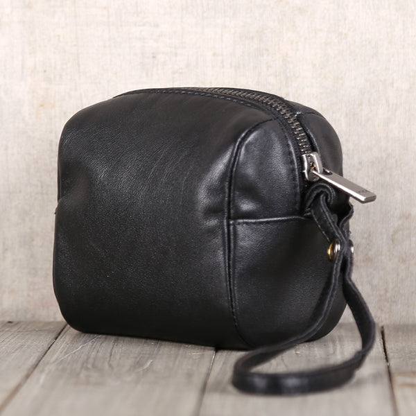 Handmade Genuine Leather Digital Package Coin Purse Wallets Clutches Purse Women Men cute