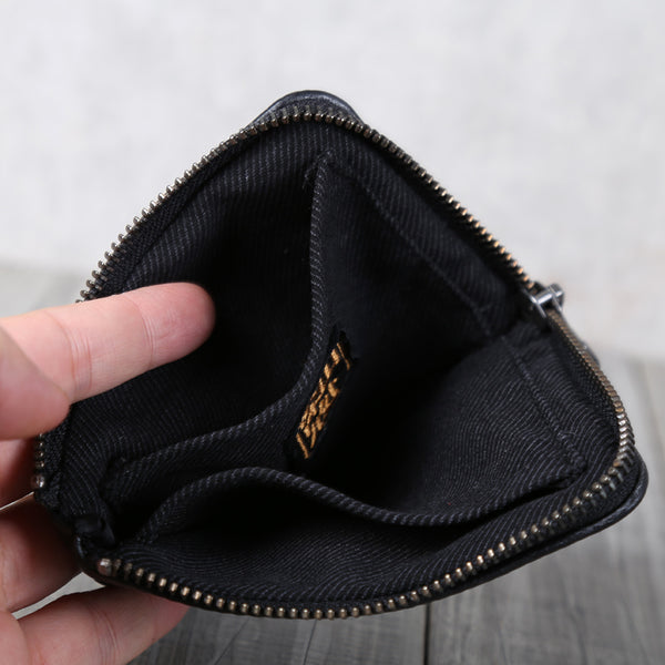 Handmade Genuine Leather Key Wallets Coin Purse Card Wallet Women Men cool