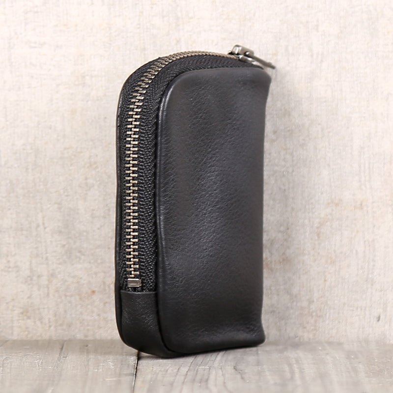 Handmade Genuine Leather Key Wallets Coin Purse Card Wallet Women Men