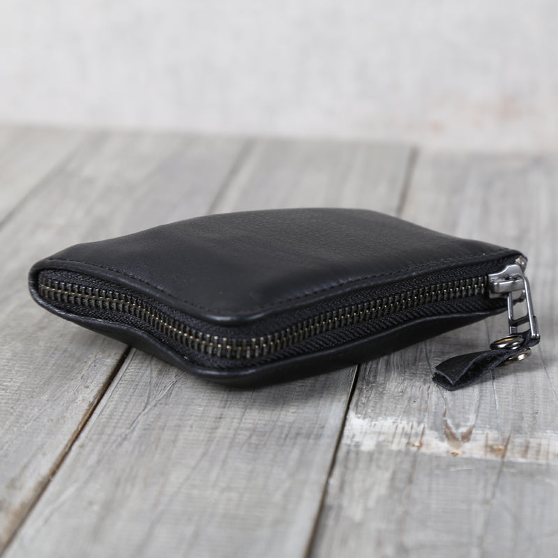 Handmade Genuine Leather Key Wallets Coin Purse Card Wallet Women Men