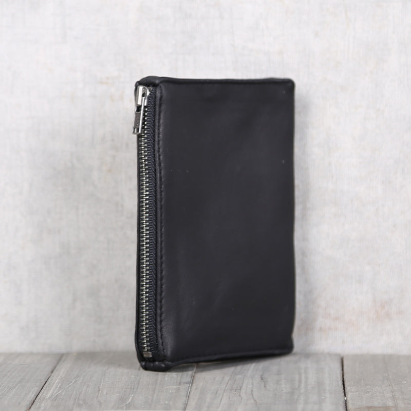 Handmade Genuine Leather Short Wallets Coin Purse Card Wallet Women Men