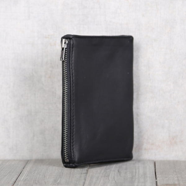 Handmade Genuine Leather Short Wallets Coin Purse Card Wallet Women Men