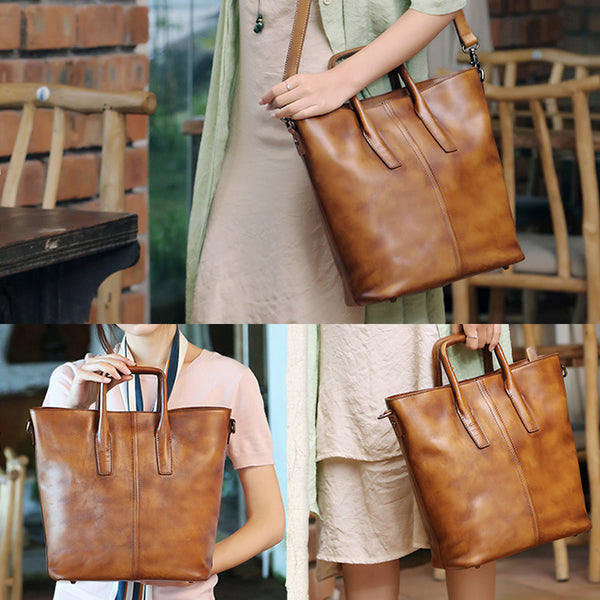 Handmade Genuine Leather Totes Handbags Crossbody Shoulder Bags Purses Accessories Gift Women fashionable