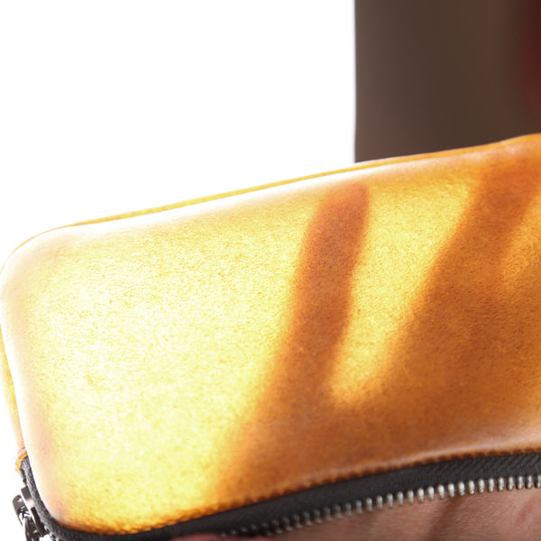 Handmade Genuine Leather Transparent Wallet Clutches Phone Case Women Men cute