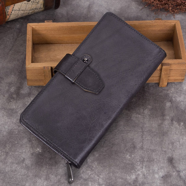 Vintage Womens Brown Leather Wallet Cool Leather Wallets for Women