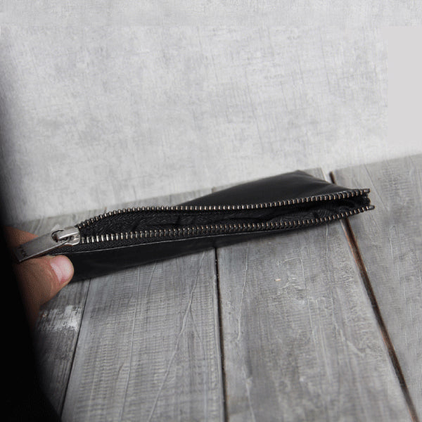 Handmade Genuine Leather Wallet Clutches Handbags Phone Case Women Men Unique