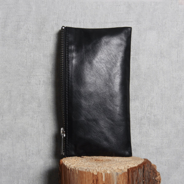 Handmade Genuine Leather Wallet Clutches Handbags Phone Case Women Men gift