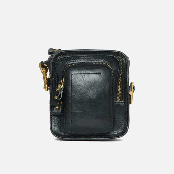 Handmade Ladies Cowhide Leather Crossbody Purse Cross Shoulder Bag For Women Affordable