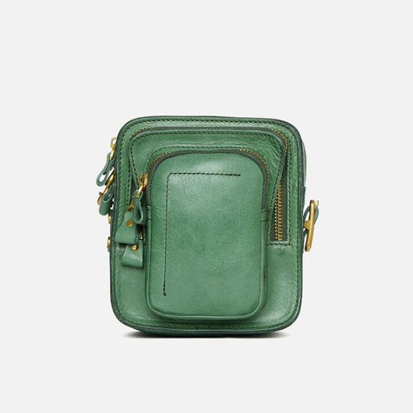 Handmade Ladies Cowhide Leather Crossbody Purse Cross Shoulder Bag For Women Beautiful