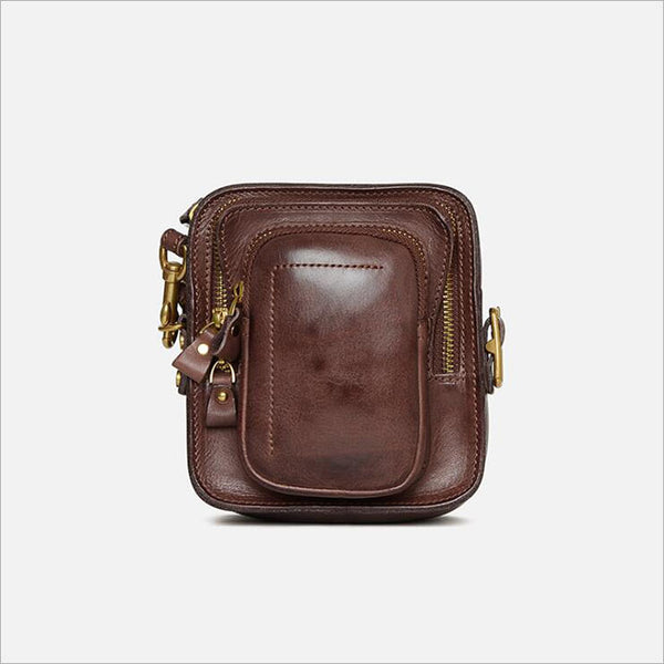 Handmade Ladies Cowhide Leather Crossbody Purse Cross Shoulder Bag For Women Chic