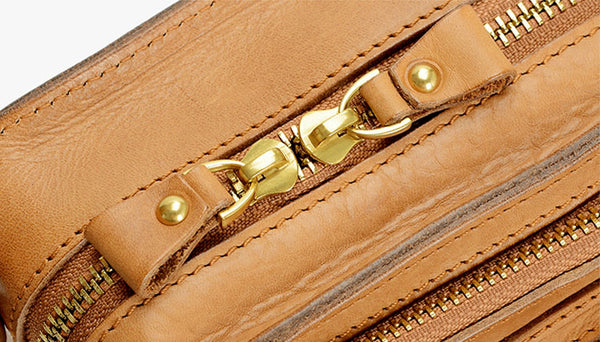 Handmade Ladies Cowhide Leather Crossbody Purse Cross Shoulder Bag For Women Durable