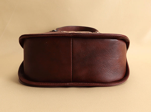 Handmade Ladies Embossed Leather Crossbody Purse Handbags For Women Genuine Leather