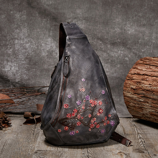 Handmade Ladies Genuine Leather Backpack Purse Small Rucksack Bag For Women Accessories