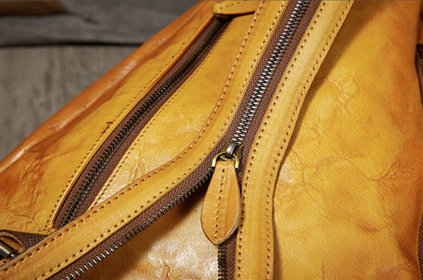 Handmade Ladies Genuine Leather Backpack Purse Small Rucksack Bag For Women Latest