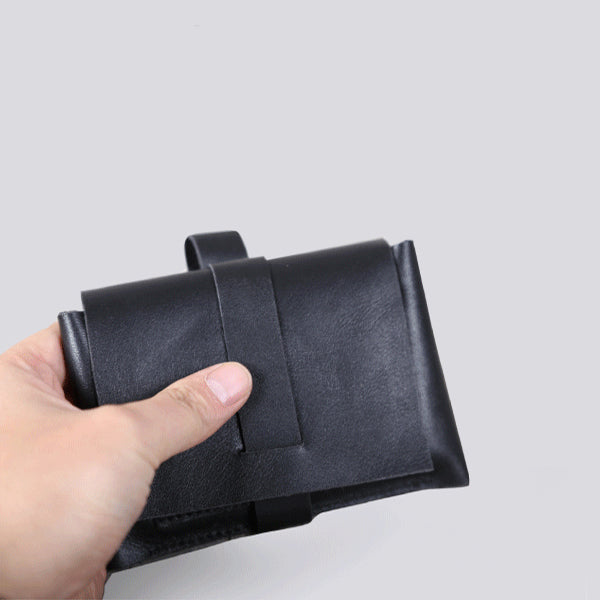 Handmade Soft Genuine Leather Wallet Clutches Card Wallets Purses Women Men gift