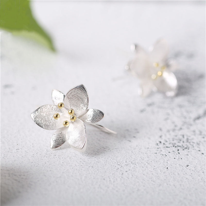 Handmade Sterling Silver Hook Dangle Earrings Jewelry Accessories Gifts Women chic
