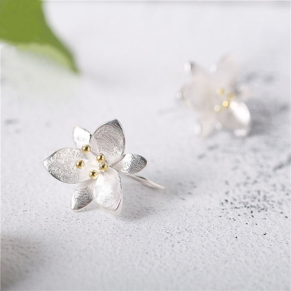 Handmade Sterling Silver Hook Dangle Earrings Jewelry Accessories Gifts Women chic