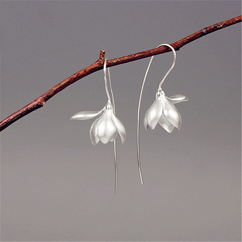 Handmade Sterling Silver Hook Dangle Earrings Jewelry Accessories Gifts Women
