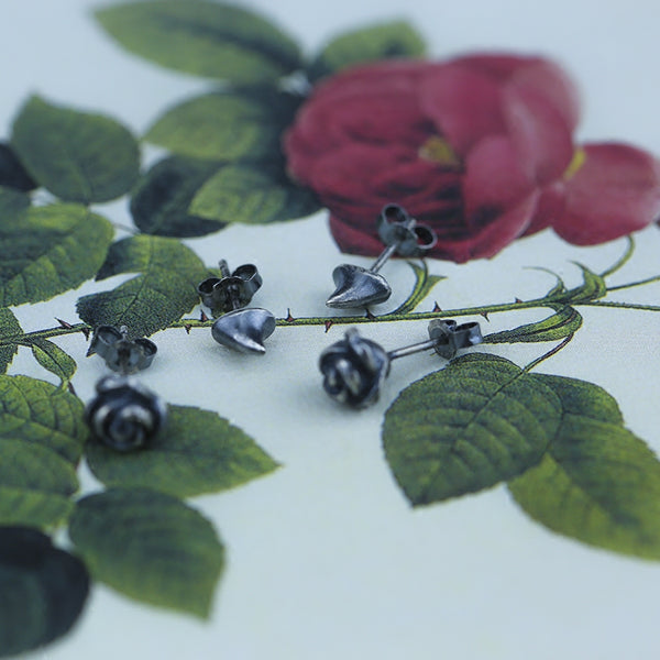 Handmade Sterling Silver Stud Earrings Unique Jewelry Gifts Accessories for Women