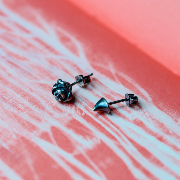 Handmade Sterling Silver Stud Earrings Unique Jewelry Gifts Accessories Women