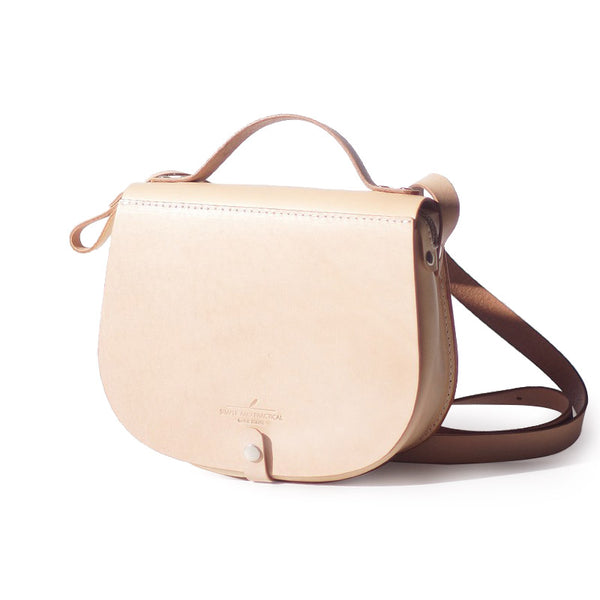 Handmade Women's Leather Crossbody Saddle Bag