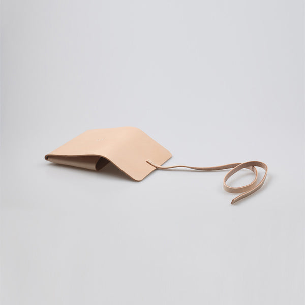Handmade Womens Beige Small Leather Wallets Coin Purse for Women cool