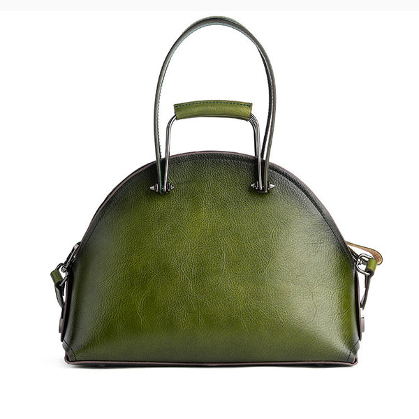 Handmade Womens Genuine Leather Handbags Small Crossbody Purse For Women Cowhide