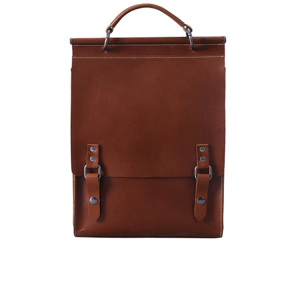 Handmade Womens Leather Backpack Bag Laptop Backpacks Book Bag Purse for Women Chic