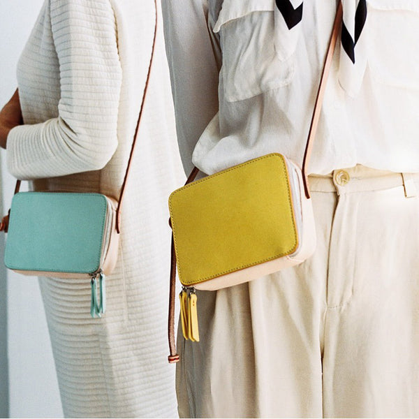Handmade Womens Leather Crossbody Bags Cute Shoulder bag for Women cute