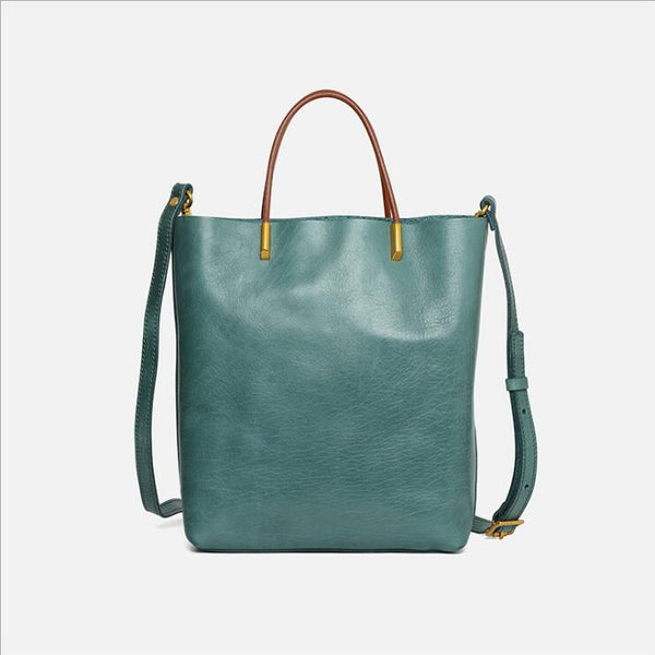 Handmade Womens Leather Crossbody Tote Bag Handbags Purse For Women Chic