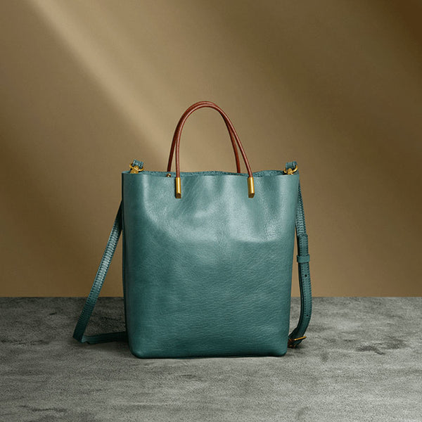 Handmade Womens Leather Crossbody Tote Bag Handbags Purse For Women Funky