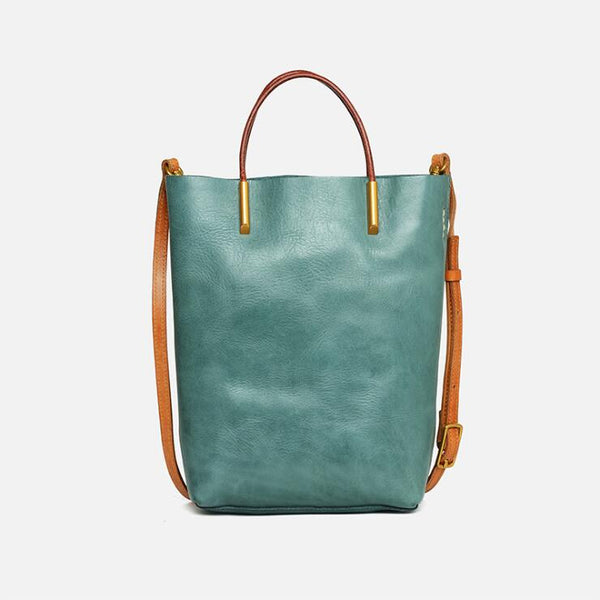 Handmade Womens Leather Work Tote Bag Handbags For Women Accessories