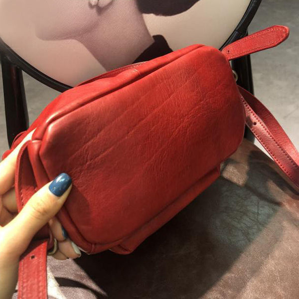 Chic Womens Black Leather Rucksack Backpack Purse for Women
