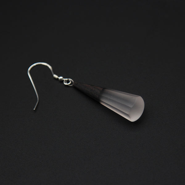 Handmade Wood Resin Silver Drop Earrings Unique Jewelry Accessories Gift Women Men lovers jewelry