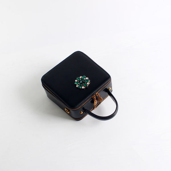 Ladies Boxy Leather Over The Shoulder Bag Leather Handbags For Women