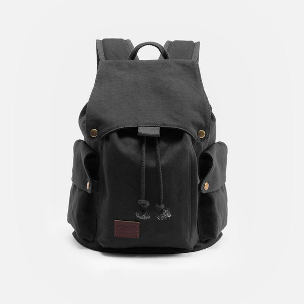 Ladies Canvas Drawstring Backpack Purse Travel Backpack Rucksack For Women