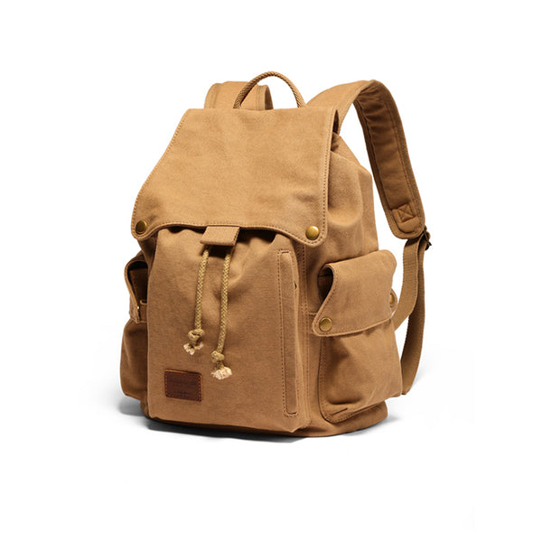 Ladies Canvas Drawstring Backpack Purse Travel Backpack Rucksack For Women Nice