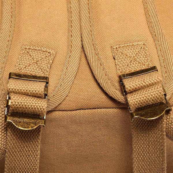 Ladies Canvas Drawstring Backpack Purse Travel Backpack Rucksack For Women Trendy