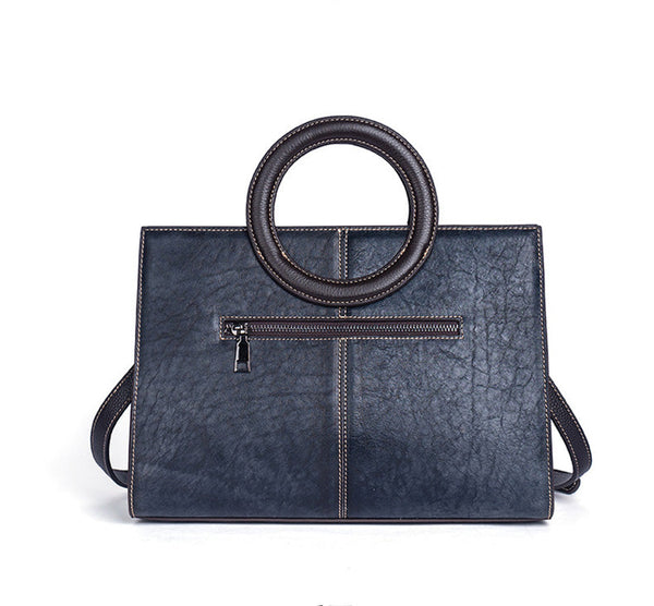 Ladies Leather Handbags Brown Shoulder Bag For Women Badass